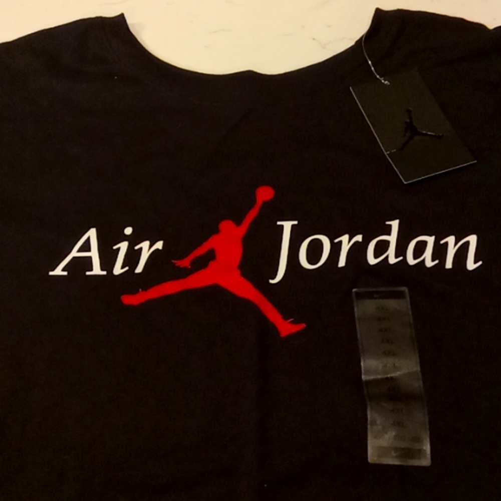 Men's 4XL Black Jordan T Shirt